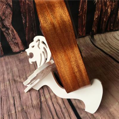 China Amazon High Quality Material Hot Sell Universal Acoustic Guitar Firm Wooden Stand With Custom Logo Foldable Wooden Guitar Stand for sale