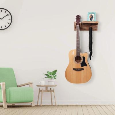 China GUITAR GUITAR WALL MOUNT WALL MOUNT GUITAR HANGER AUTO LOCK WOOD GUITAR HOOK for sale