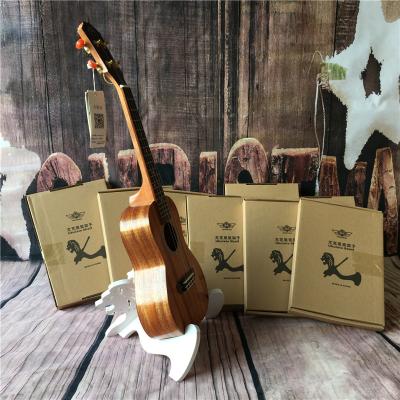 China High Quality Material Ukulele Foldable Stand Guitar Holder Wooden Ukulele Guitar Accessories Hold Musical Strings Equip Part for sale