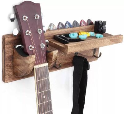 China Durable Household GUITAR Guitar Hanger Wall Hook Wall Guitar Rack OEM Wooden Guitar Hook For Violin for sale