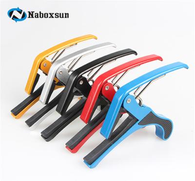 China Amazon Wholesale Aluminum Alloy Guitar Accessories Hot Sale Cheap Professional Guitar Capo for sale