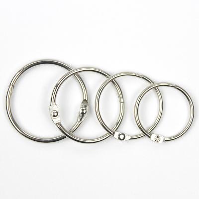 China 50mm Book Binding Circle Rings Binding HoopsYIWANG Movable Sheets Book Ring For 50mm Folder Paper Book for sale