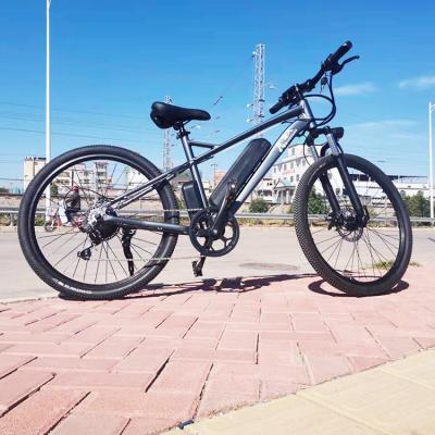 China New Arrival 2022 Aluminum Alloy 48V 500W 750W E-Bike 26 Inch Mountain Electric Bicycle China Cheap Lithium Battery Air Tire Electric for sale