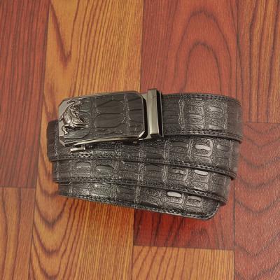 China Hot Selling Business Casua Buckle Automatic Men Belts Genuine Leather Belts For Men Wholesale Genuine Leather Belt Mens for sale