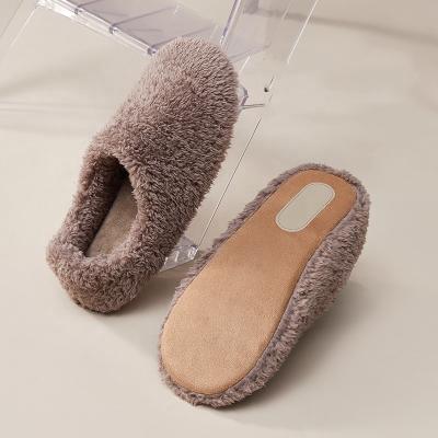 China CUSHIONING Wholesale UTUNE Winter Slippers 2021 New Design Mute Soft Indoor Home Slippers For Men And Women Shoes for sale