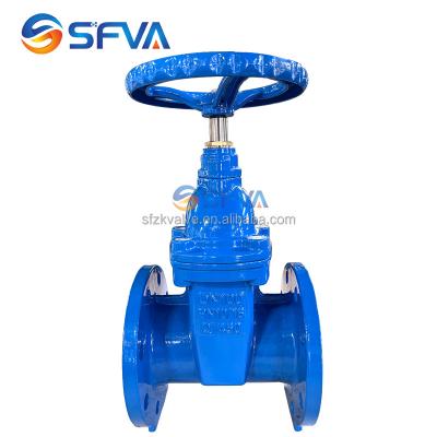 China DN100 BS5163 PN10 PN16 General Ductile Iron GGG50 QT450 Heavy Type Resilient Seat Gate Valve for sale