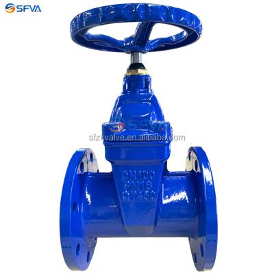 China General BS5163 F4 PN16 QT450 DN100 NRS GGG50 Non Rising Stem Gate Valve for sale