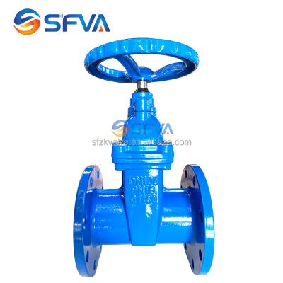 China BS5163 DN100 PN16 QT450 DI CI NRS General Stem Non Rising Seated GATE VALVE for sale