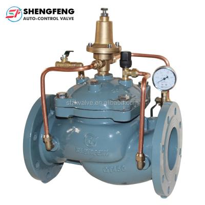 China General Ductile Iron 500X Hydraulic Water Pressure Relief Valve PN16 for sale