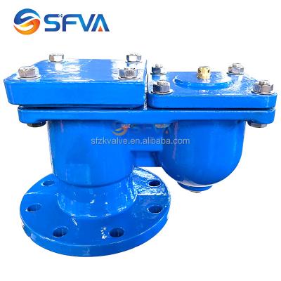 China ABS BALL CAST GENERAL GOOD QUALITY BRAND SFVA DOUBLE HOLE AIR VALVE for sale