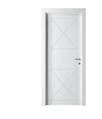 China Latest Style Modern Cheap Sound Proof Primer Painted White Custom Cast Interior Room Doors for sale