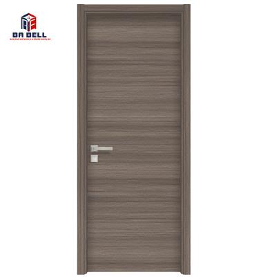 China Sound Dark Wooden Cross Plate Interior Single Flat Door Single Room Grain Proof Doors Grain Proof Internal Damprproof for sale