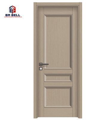 China Classic 3 Panel Waterproof European Style Interior Room Door Design Pretty Carving Waterproof Internal Swing Solid Wood Doors for sale