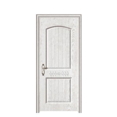 China Deep Carving Desigh 100% Hand Making White Cheap Contemporary Front Entry Designs French Style Entrance Internal Wooden MDF Doors Eco Friendly Door Leaf for sale