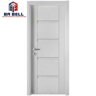 China Deep carving desigh 100% hand making 2019 american doors home hot sale composited modern designs laminate slab door skin two panel doors for sale