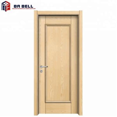 China Deep carving desigh 100% hand making modern pvc wood mdf interior french door pvc bathroom door price bangladesh for sale