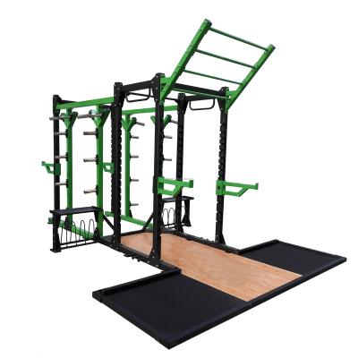 China Free Gym Equipment Home Fitness Center Weight Blacksmith Machine Multi Functional Power Rack for sale