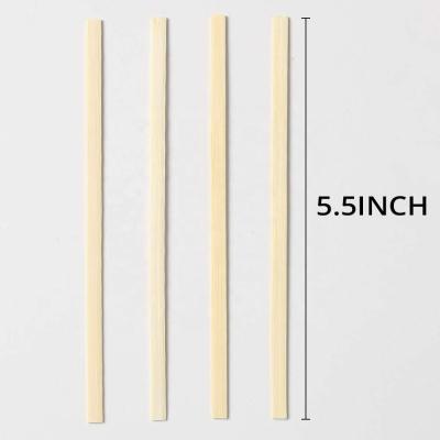 China 5.5 Inch Viable Disposable Natural Bamboo Coffee Sticks for sale