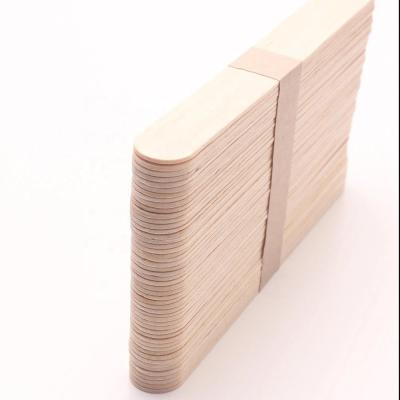 China 114mm Birch Wood Sustainable Disposable Popsicle Sticks Ice Cream for sale