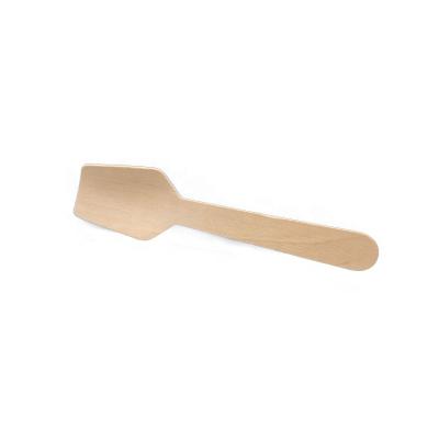 China Small Sustainable Disposable Wooden Wooden Ice Cream Spoons for sale