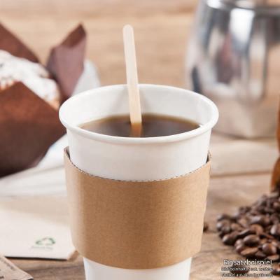 China 1000Pcs Viable Disposable Paper Wrapped Stirrings Stirrings Coffee Tea Beverage Stirrers Individually for sale