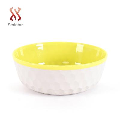 China Factory Stocked Wholesale Bowls Pet Food Feeder Diamond Design Cat Dog Water Bowl for sale