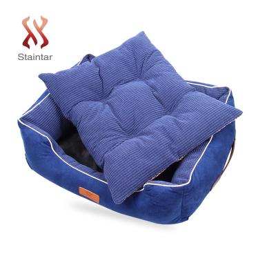 China Hot Promotional Cat Nest And Washable Dog Camp Cushion Stored Pet Mobile Bed Plush Beds Prices for sale