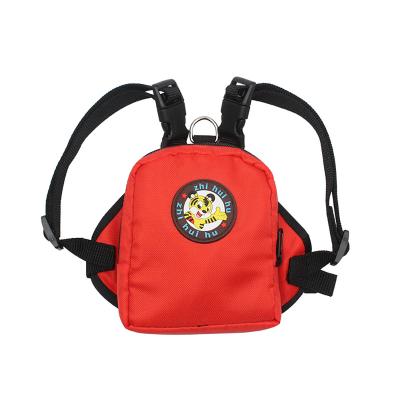 China Sustainable Professionally Made Red/Cheap Green/Rose/Blue Polyester Harness Bag Pet Backpack for sale