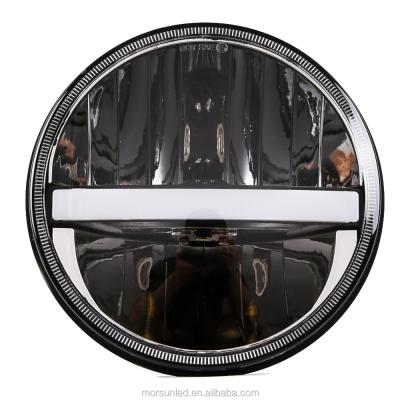 China Alminum diecast car led headlight accessories 7 inch led lights with drl+turn signal apply for Jeep Wrangler JK 2007-2017 for sale