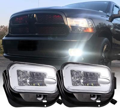 China Diecast Alminum For Dodge Ram Truck LED Fog Lights For RAM 1500 2500 3500 Car Fog Lights Fog Lights Accessories for sale