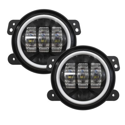 China Diecast Alminum .2020 Inch Jeep Jk 4 Fog Light 60W Led Fog Lamp For Jeep Wrangler Accessories Running Light for sale