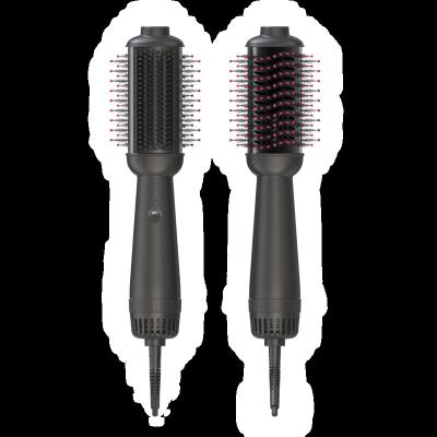 China Salon One Volume Hair Volume Styler Blow Brush Dryer 1000w Airbrush Ionic Hot Electric Step Blow One Brus Popular Black OEM Hair Dryer for sale