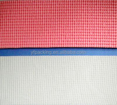 China Stain Resistant Yoga Mesh Fabric / Mesh Fabric For Making Yoga Mat for sale