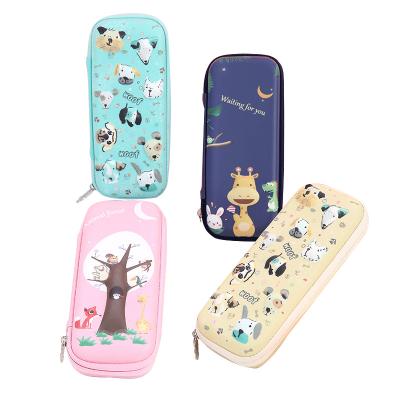 China Fashion Cartoon EVA Pencil Case Large Capacity Pencil Case Durable Creative Pencil Case Student Stationery Pencil Case for sale