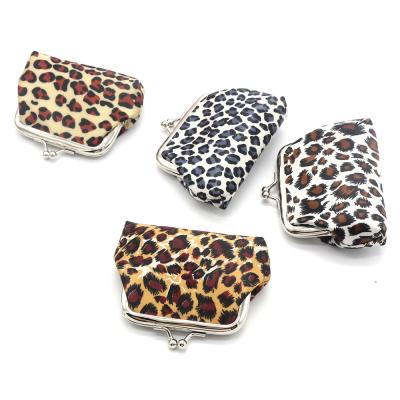 China Wholesale Creative Gift Latch Coin Purse Art Small Coin Purse Students Rock Leopard C Unwilling Small Bag Cash for sale