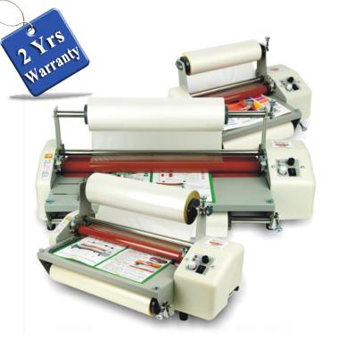 China FM8230 small A3 A4 manual desktop paper thermal laminating machine, mini double side desktop cold laminator for sale