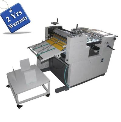 China food & Factory ZYWJ620 High Speed ​​Hydraulic Automatic Beverage Sheet Catalog Paper Embossing Machine With Driver for sale