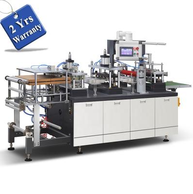 China food & Beverage Plant PCL450 Tableware Automatic Salad Plate Plastic Lid Making Machine , PP PET PS PVC Sheet Food Tray Forming Equipment for sale