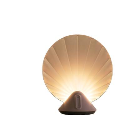 China Portable ABS Acrylic Sunrise Bedside Lamp For Kids With Touch Sensor Night Light for sale