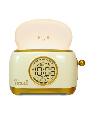 China Smart ABS Wake up Light Clock Modern Design Digital Table Alarm Clock with Backlight for sale