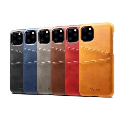 China Anti-fall Cell Phone Case Leather Wallet Back Cover With Card Holder Cases For iPhone 11 pro for sale