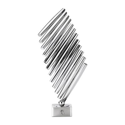 China European Design Abstract Metal Sculpture Stainless Steel Crafts For Desktop Decoration for sale