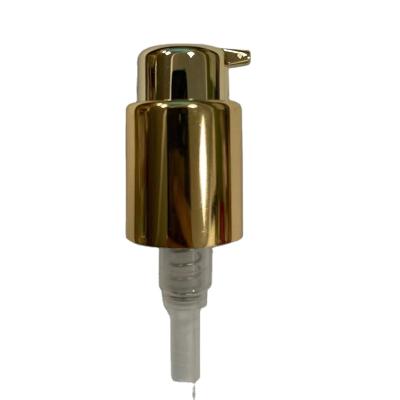 China Non Spill Gold Dispenser Plastic Lotion Pump 22/410 24/410 for sale