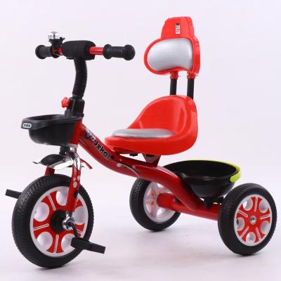 China New popular china steel baby tricycle by Led light flash wheel/kids outdoor toys 3 wheel tricycles CE kids/kids tricycle for sale