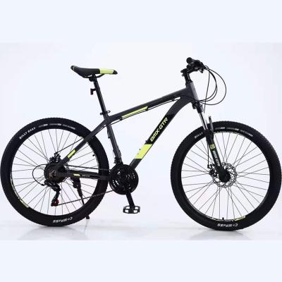 China 26 Inch Suspension Fork Carbon Steel Frame Mountain Bike / One Wheels Men Downhill MTB Good Quality for sale