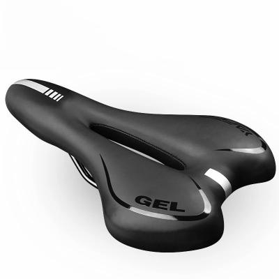 China High Performance Big Bike Seat Bicycle Single Saddle Men's Material PVC Shell Logo Time Lead Pcs Plastic Black Silver Loading Material Origin for sale