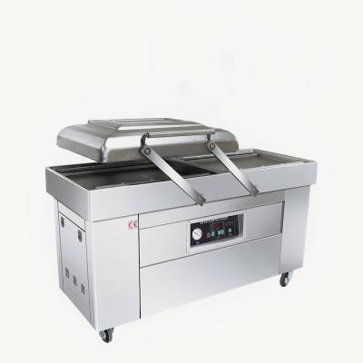 China Food Vacuum Machine Double Chamber Vacuum Packing Machine For Meat Pork Beef Chicken Sausage for sale