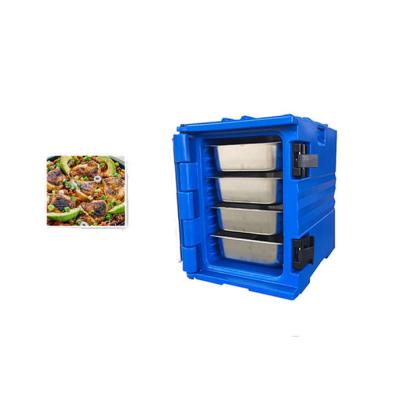 China Hot Food Pan Carrier Transport Insulated Food Box with Customized Logo and Color for sale