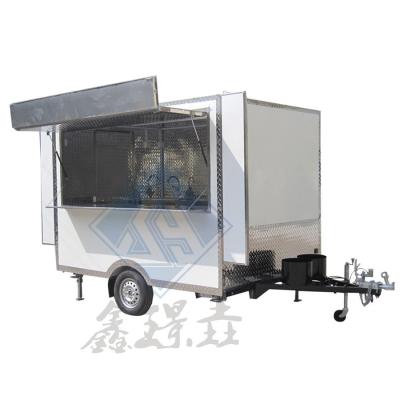 China 450kg Mobile Fast Food Trailer Street Mobile Catering Kiosk/Food Van com competitivo à venda