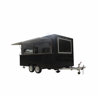 China Long Service Life Hamburg Fish And Chips Hot Dog Pancake Fully Equipped Mobile Food Truck for sale